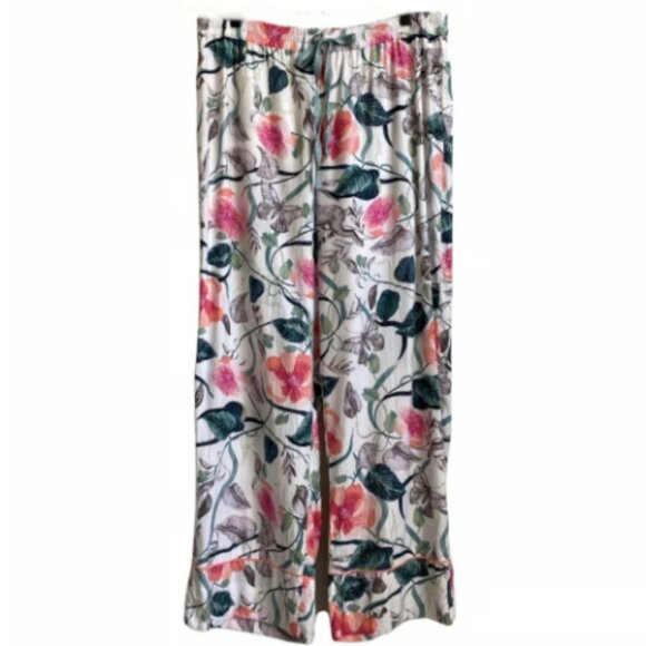 Malin Gyllensvaan Anthropologie Magnolia Flannel 2 Piece Sleep Pants Pajama Set - Picture 8 of 11